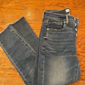 LOFT Women's Skinny Jeans - Dark Blue